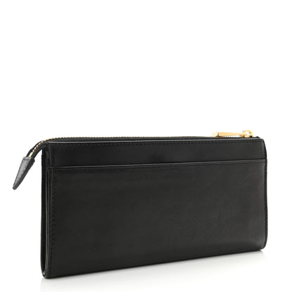Marc Jacobs Calfskin Zip Clutch Wallet Black 3 of 7