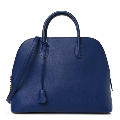 Hermes Taurillon Novillo 1923 Bolide 35 Bleu Saphir 1 of 10