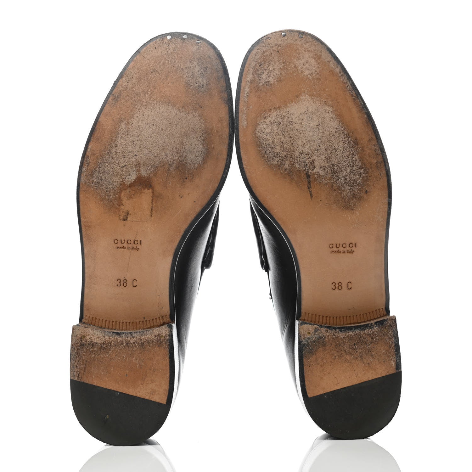 Gucci Calfskin Horsebit Loafers 38 Black 4 of 7