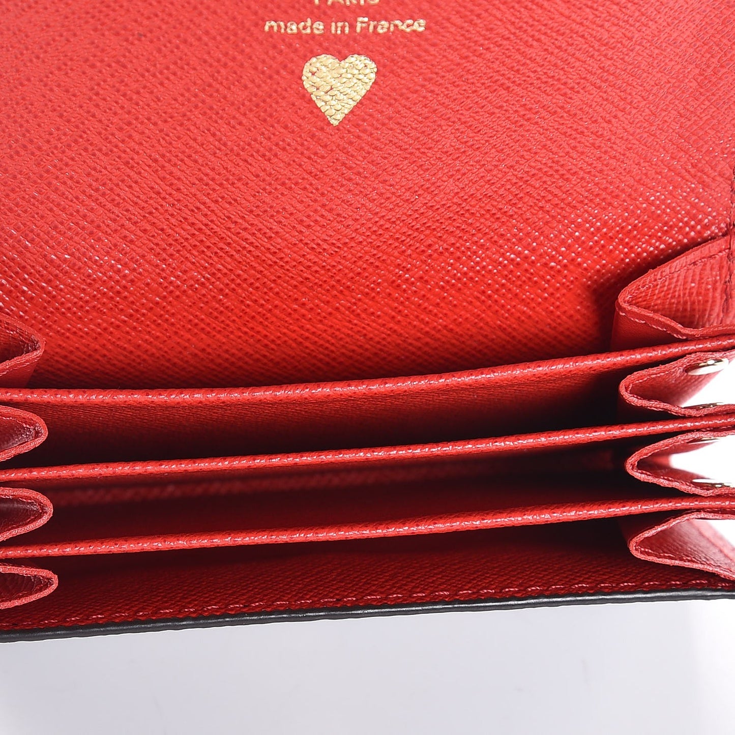 Monogram Sarah Multicartes Coquelicot
