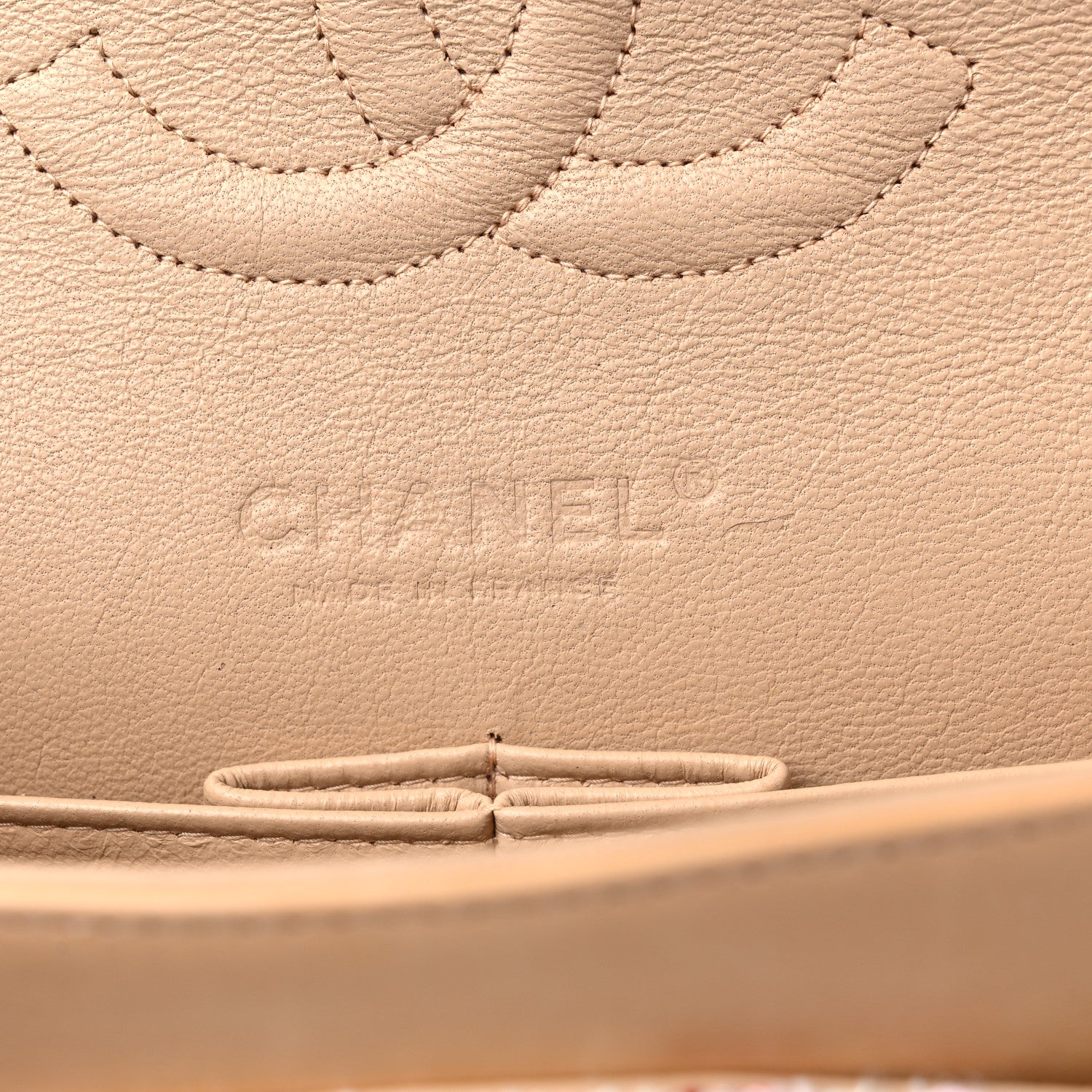 Chanel Tweed Quilted Medium Double Flap Beige Pink 6 of 11