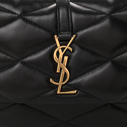 Saint Laurent Lambskin Quilted Le 57 Diamond Shoulder Bag Black 8 of 10
