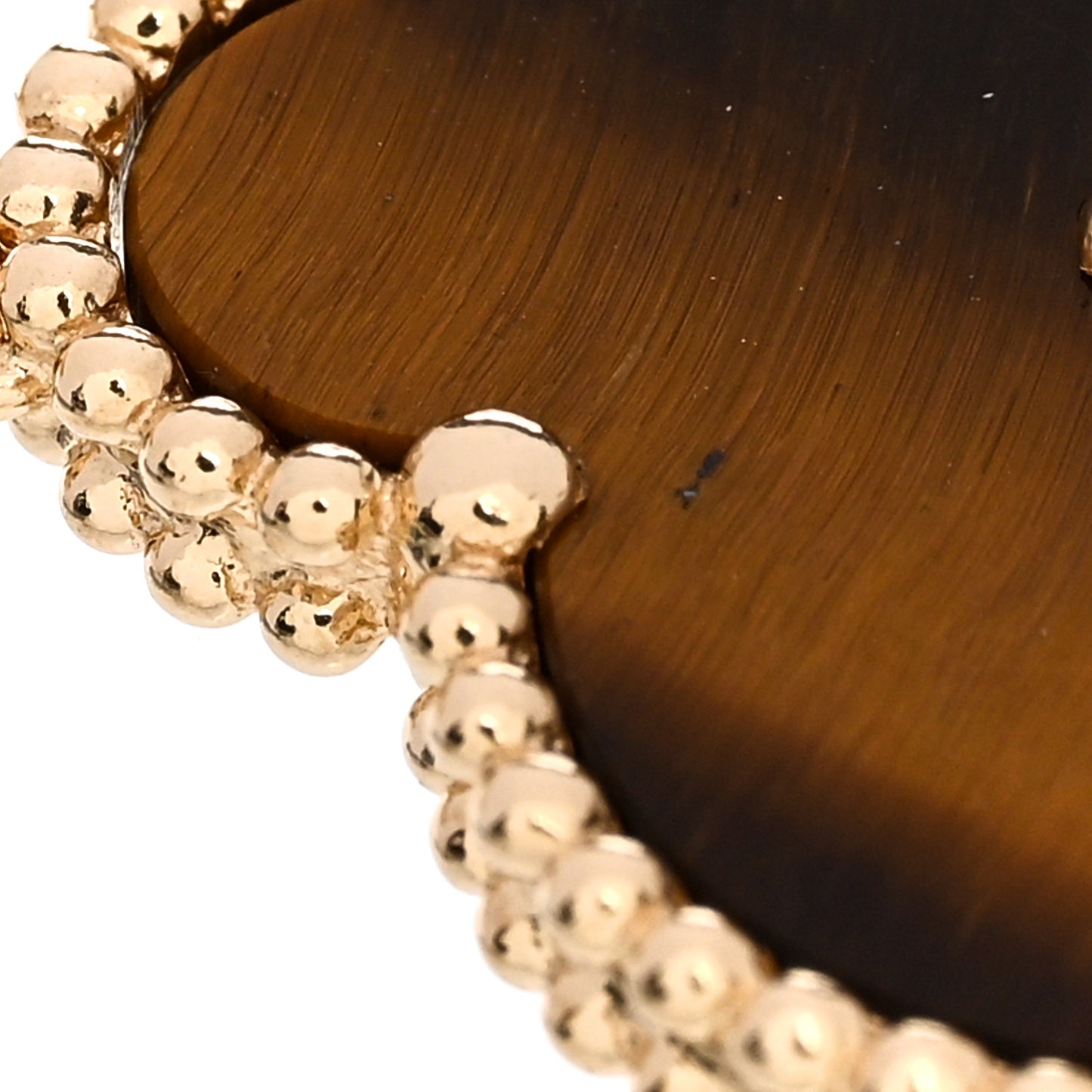 VAN CLEEF & ARPELS 18K Yellow Gold Mother of Pearl Malachite Carnelian Tiger Eye 4 Motifs Lucky Alhambra Bracelet