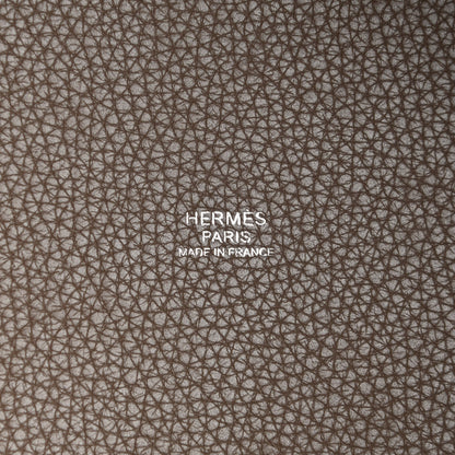 Hermes Taurillon Clemence Picotin Lock 18 PM Etoupe 6 of 10