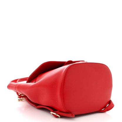 Chanel Lambskin CC Mania Backpack Red 4 of 10