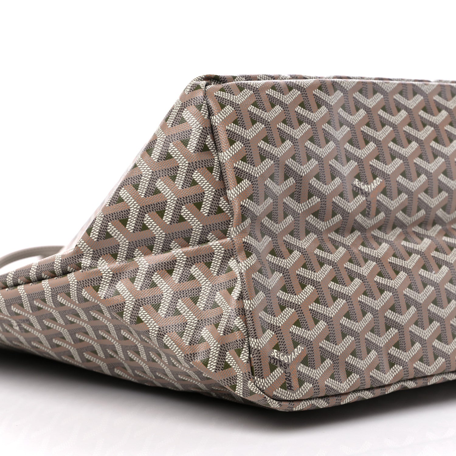 Goyard Goyardine Saint Louis Claire Voie GM Khaki 9 of 11