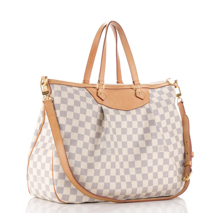 Louis Vuitton Damier Azur Siracusa GM 4 of 10