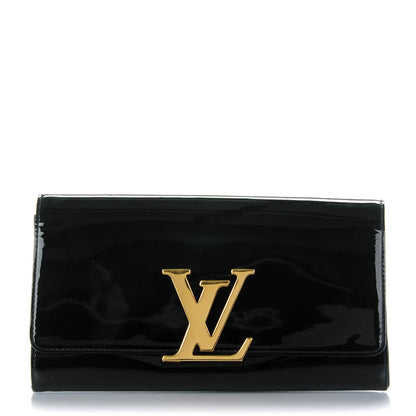 Louis Vuitton Patent Louise Clutch Black 1 of 7