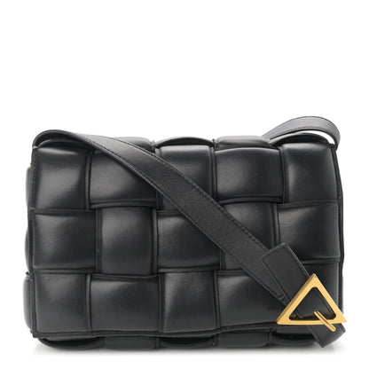 Bottega Veneta Nappa Maxi Intreccio Padded Cassette Crossbody Bag Black 1 of 14