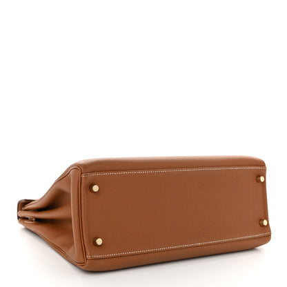 Hermes Togo Kelly Retourne 32 Gold 4 of 10