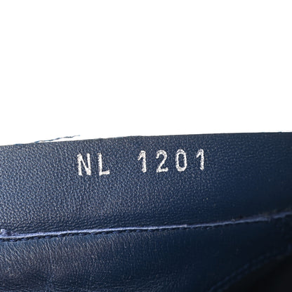 Louis Vuitton Denim Monogram Silhouette Ankle Boots 37 Navy Blue 8 of 9