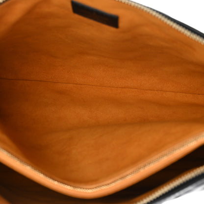 Louis Vuitton Lambskin Embossed Monogram Coussin MM Black 5 of 10
