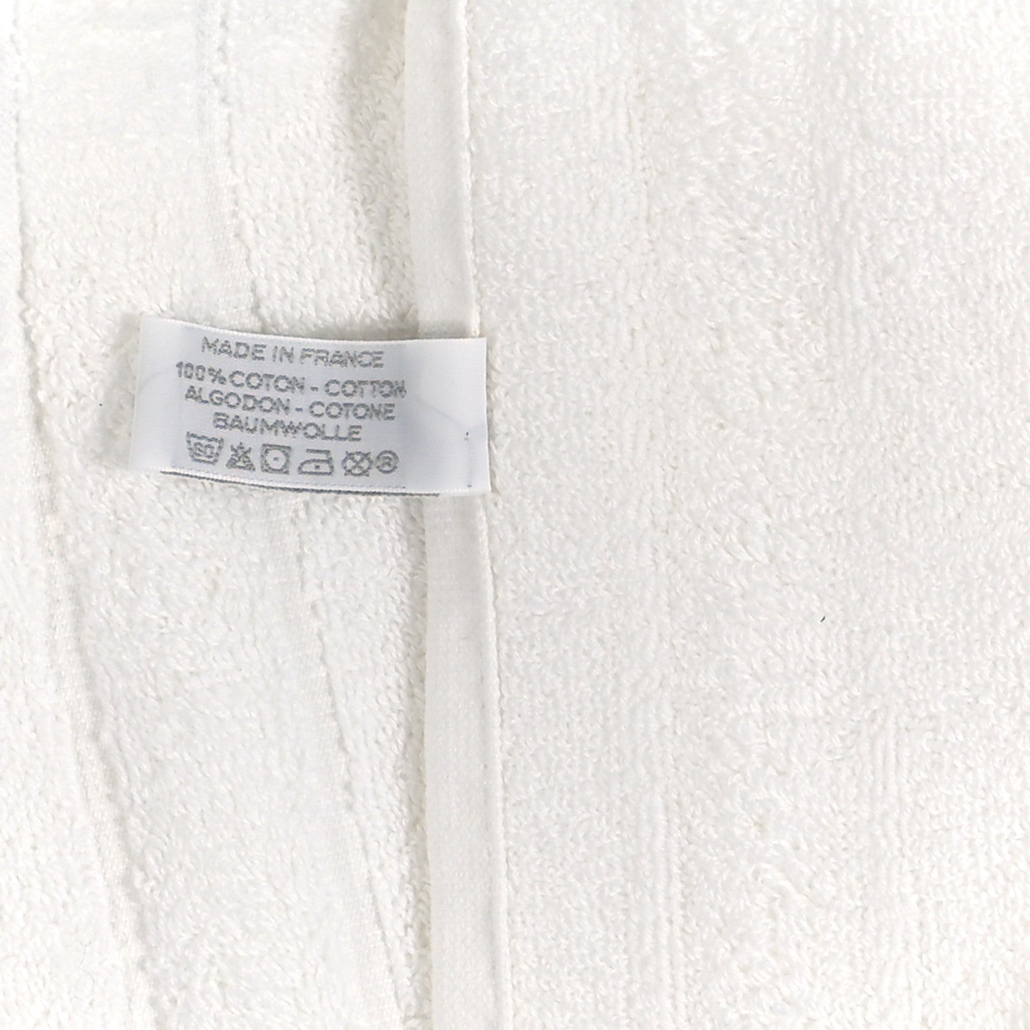 Hermes Cotton Labyrinthe Bath Towel Naturel 4 of 4
