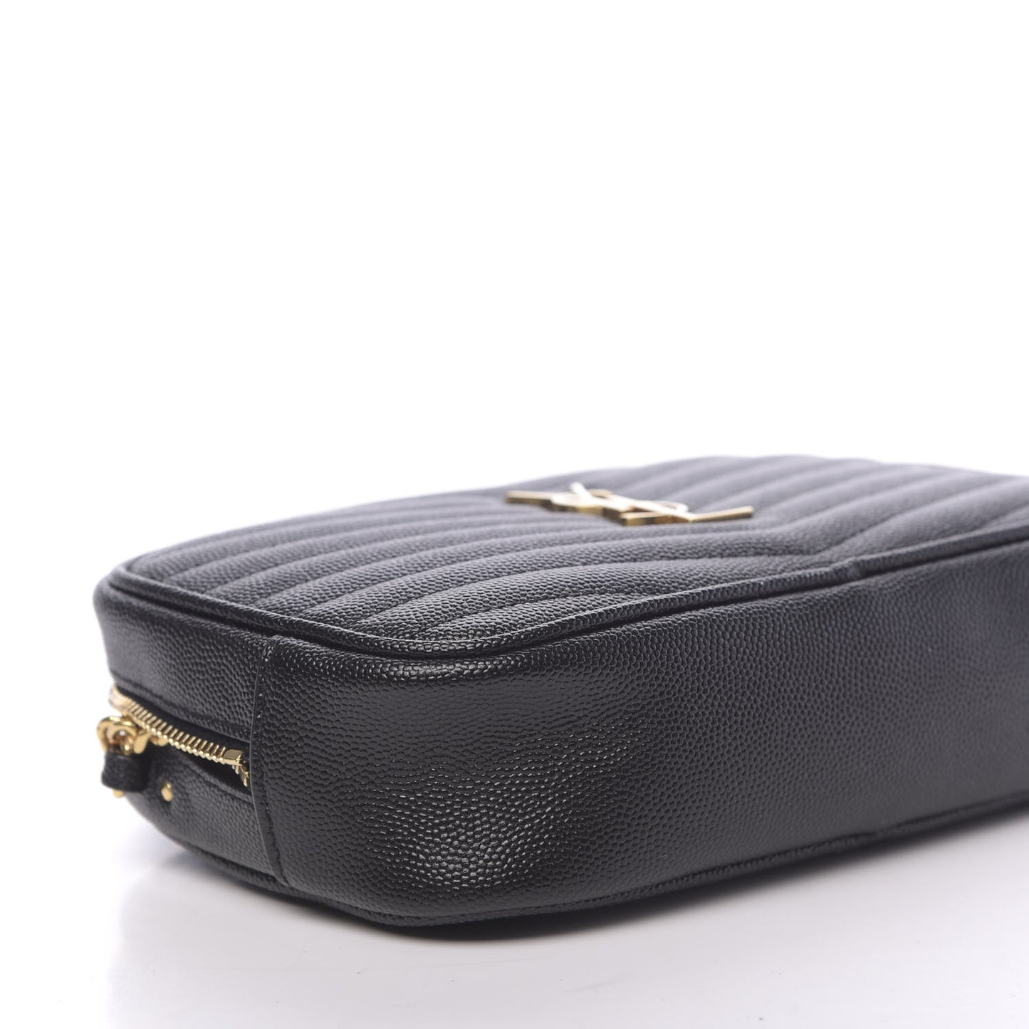 Grain De Poudre Matelasse Monogram Mini Lou Camera Bag Black