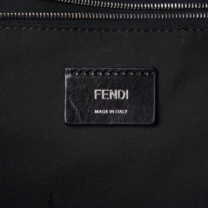 Fendi Nylon Vitello Liberty Metal Monster Eyes Rounded Backpack Black 6 of 10