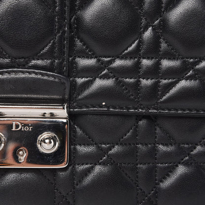 Christian Dior Lambskin Cannage Medium Miss Dior Flap Black 7 of 11