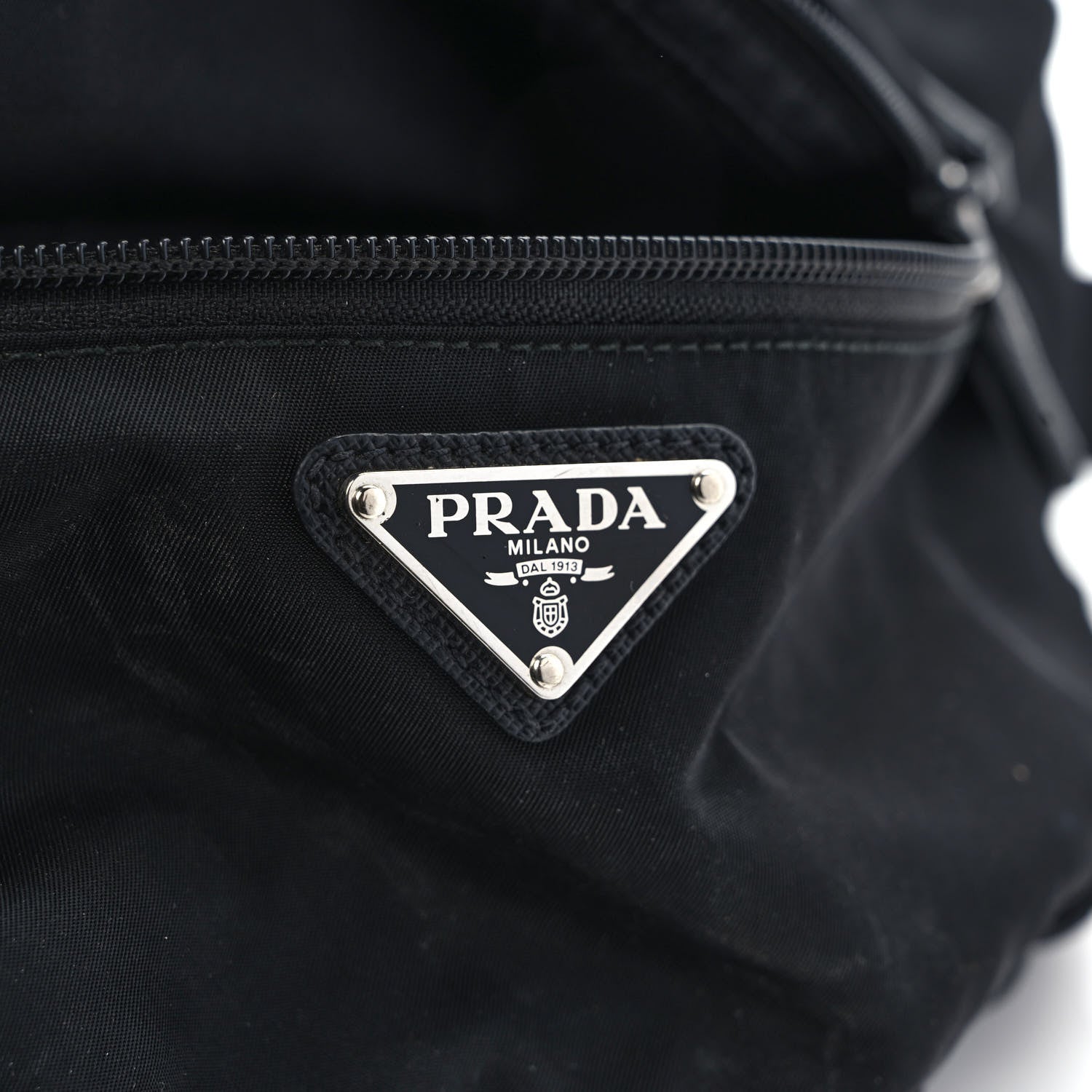 Prada Tessuto Nylon Montagna Belt Bag Black 9 of 9