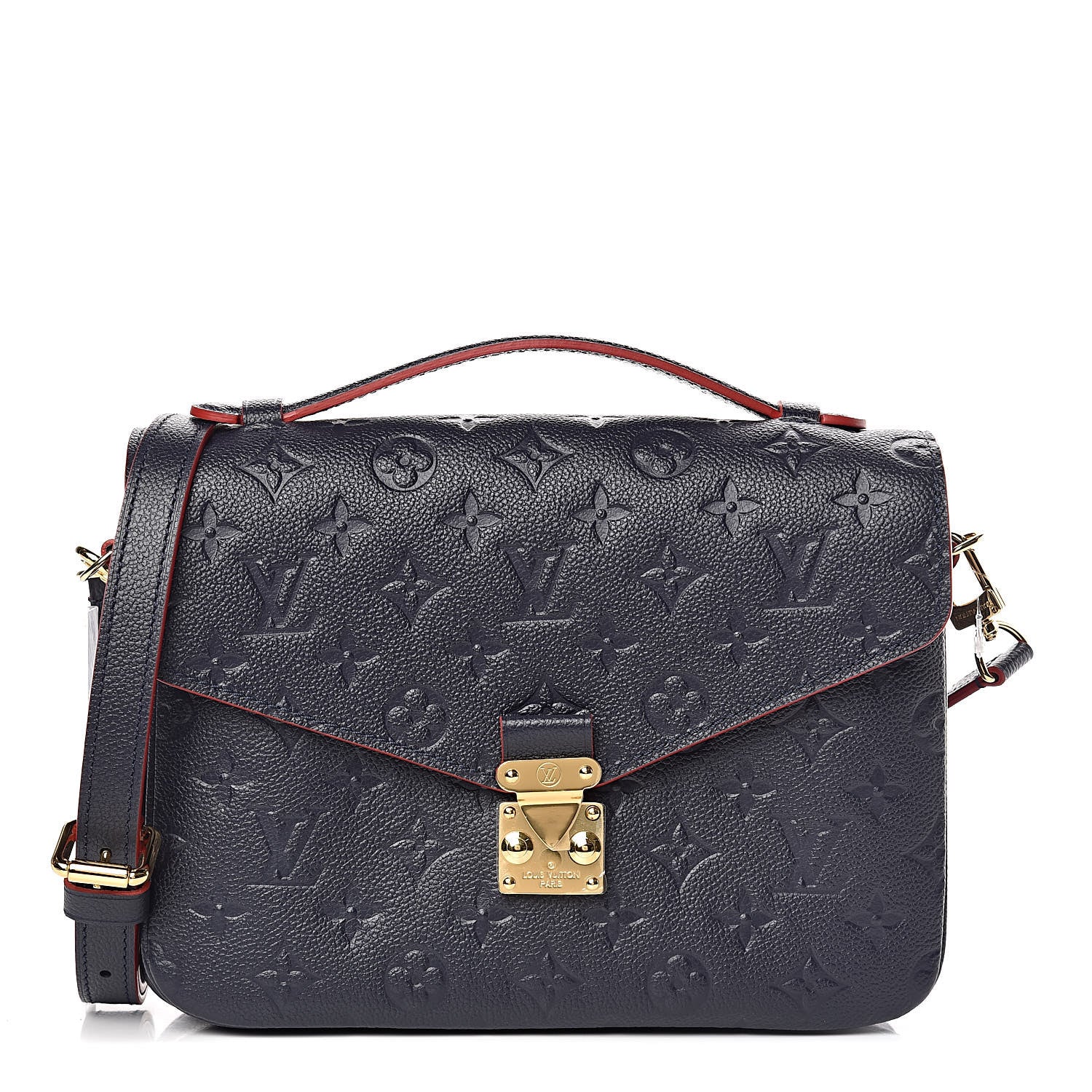 Louis Vuitton Empreinte Pochette Metis Marine Rouge 1 of 8