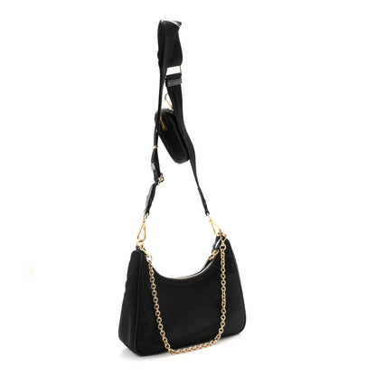 Prada Nylon Re-Edition 2005 Shoulder Bag Black 3 of 11