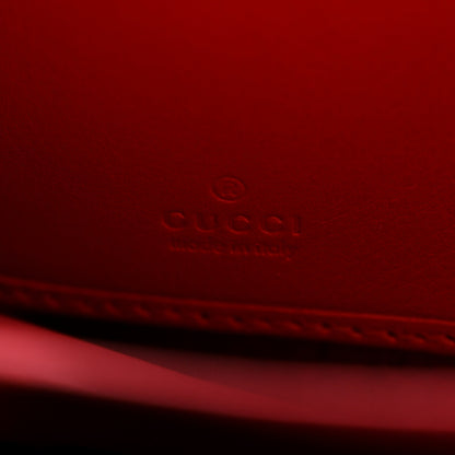 Gucci GG Supreme Monogram Apple Zip Around Wallet Beige Multicolor Lobster Red 6 of 11