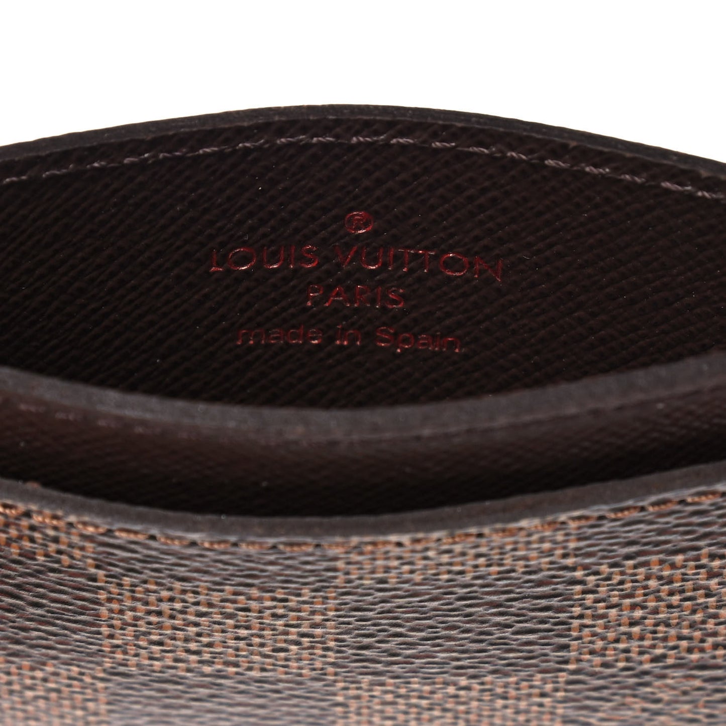 Damier Ebene Card Holder
