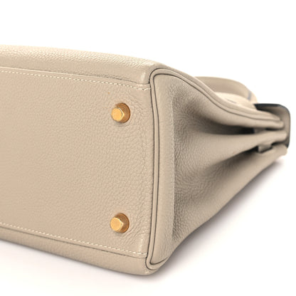 Hermes Togo Kelly Retourne 28 Gris Tourterelle 10 of 11