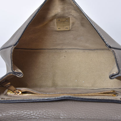 Chloe Grained Lambskin Large Drew Shoulder Bag Motty Grey 5 of 16