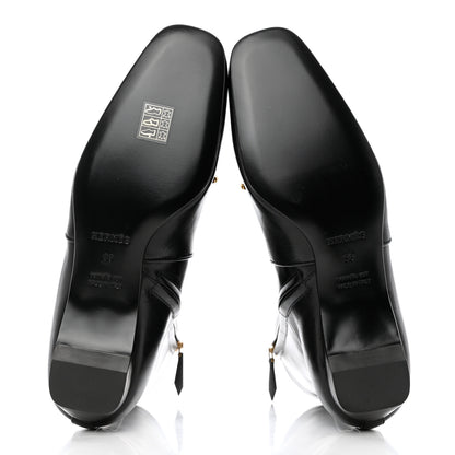 Hermes Goatskin Dora Ankle Boots 38 Black 5 of 11