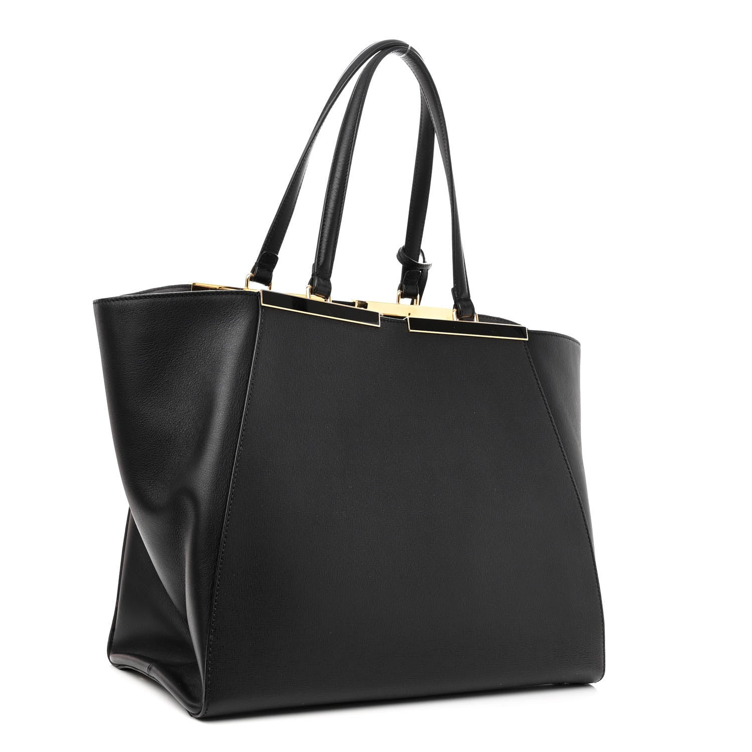 Fendi Vitello Elite Large 3Jours Tote Black 3 of 9