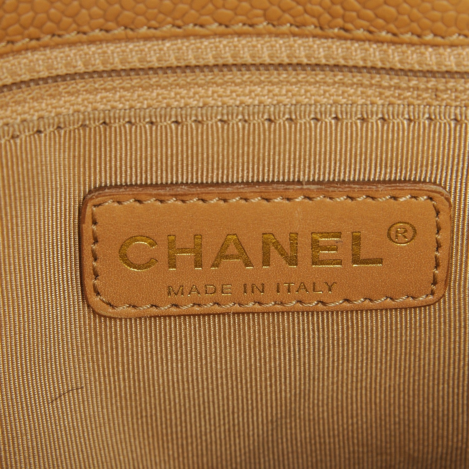 Chanel Caviar Quilted Grand Shopping Tote GST Beige 6 of 11