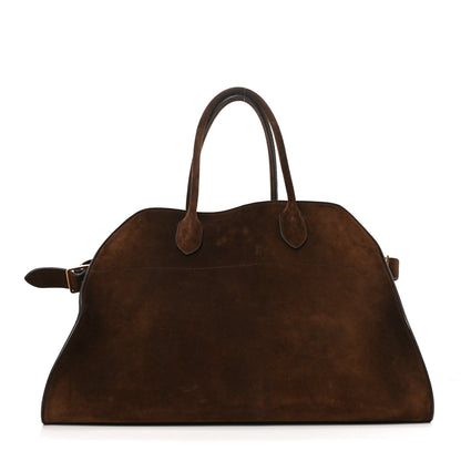 The Row Suede Soft Margaux 15 Mocha 1 of 10