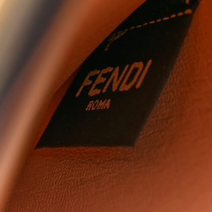 Fendi Vitello King Luxor Shiny Nappa Medium Peekaboo I SEE U East West Satchel White Light Rose 8 of 12