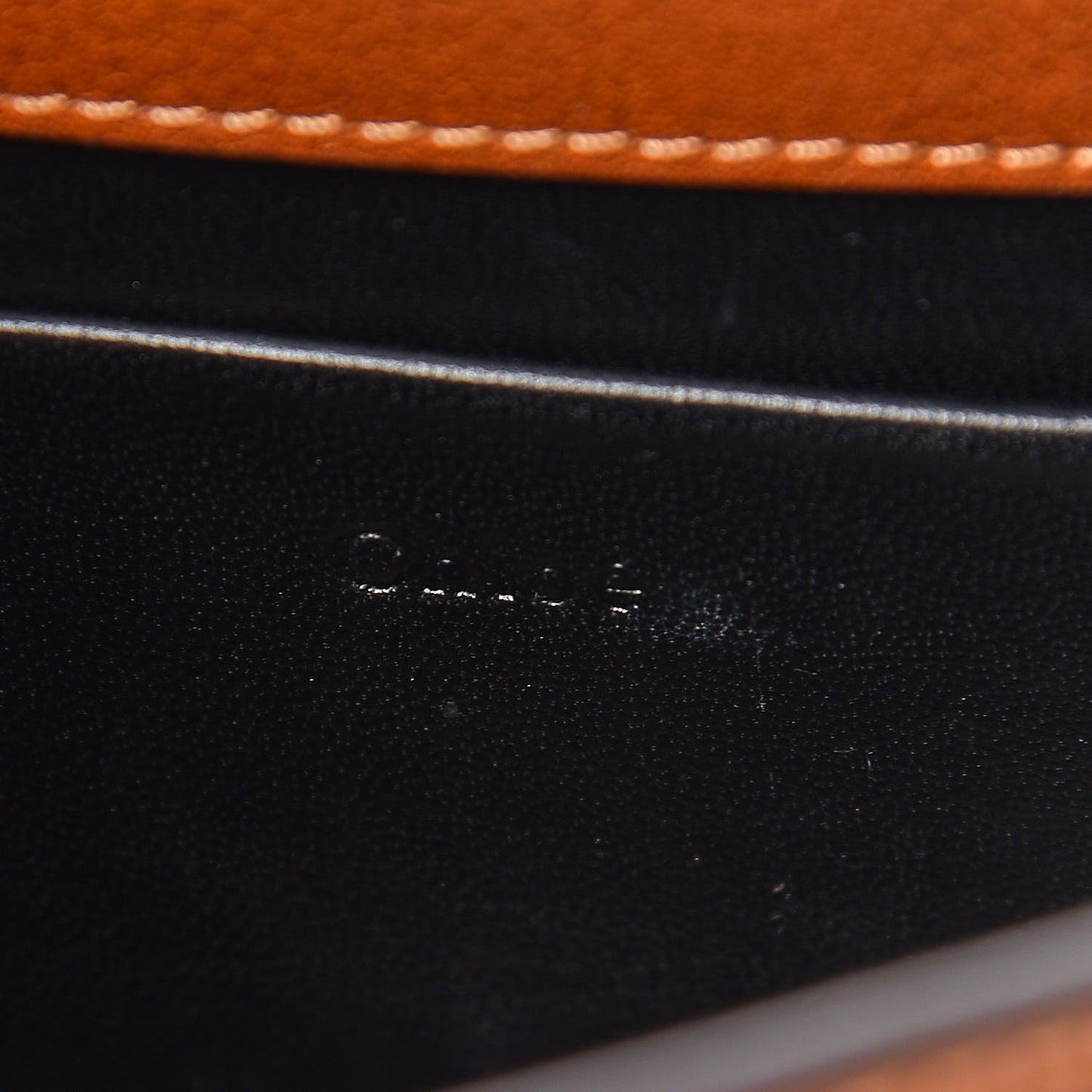 Calfskin Small Nile Bracelet Minaudiere Bag Caramel