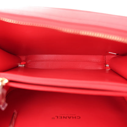 Chanel Caviar Quilted Medium CC Filigree Vanity Case Red 5 of 11