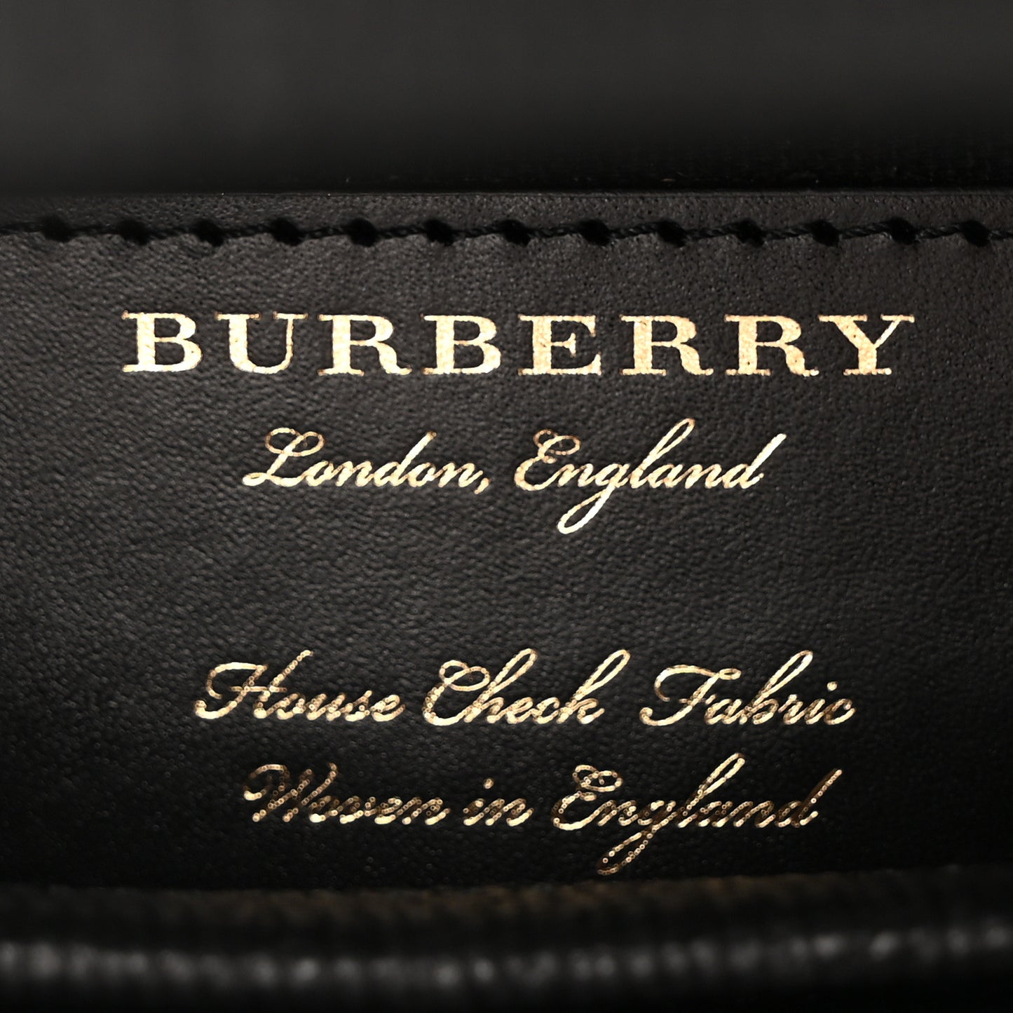 Derby Calfskin House Check Small Camberley Black