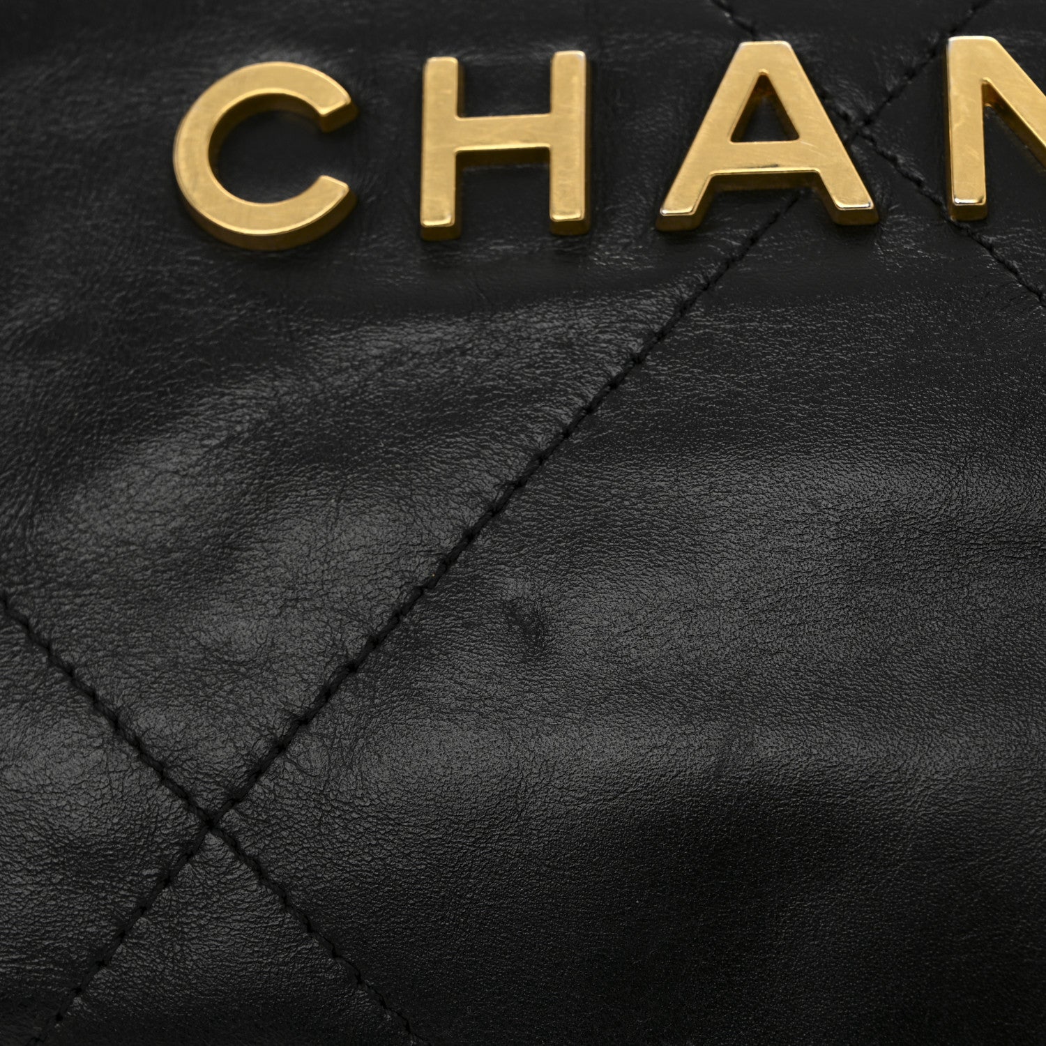 Chanel Shiny Calfskin Quilted Small Chanel 22 Black 12 of 14