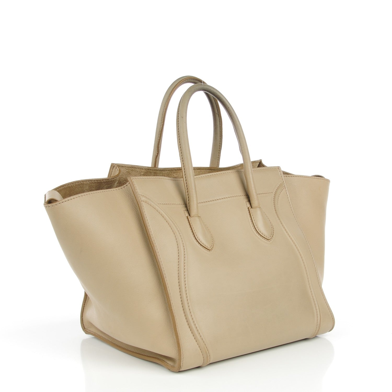 Celine Supple Calfskin Medium Phantom Luggage Dune 10 of 16