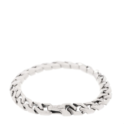David Yurman Sterling Silver 8.7mm Curb Chain Angular Link Bracelet 3 of 4