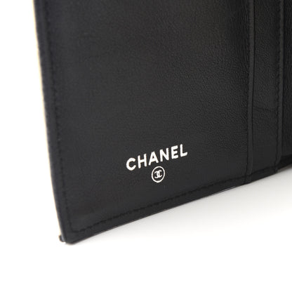 Chanel Calfskin Diamond Embossed Long Flap Wallet White 7 of 9