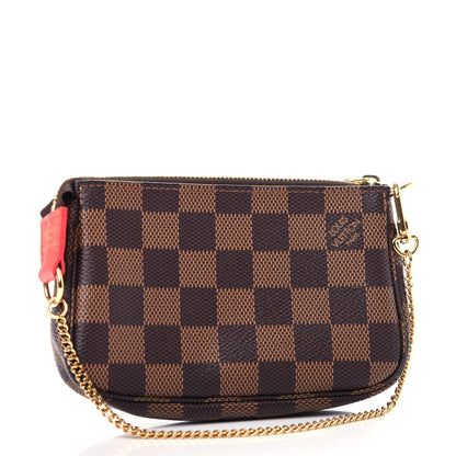 Louis Vuitton Damier Ebene 2015 Christmas Animation Mini Pochette Accessories 3 of 10