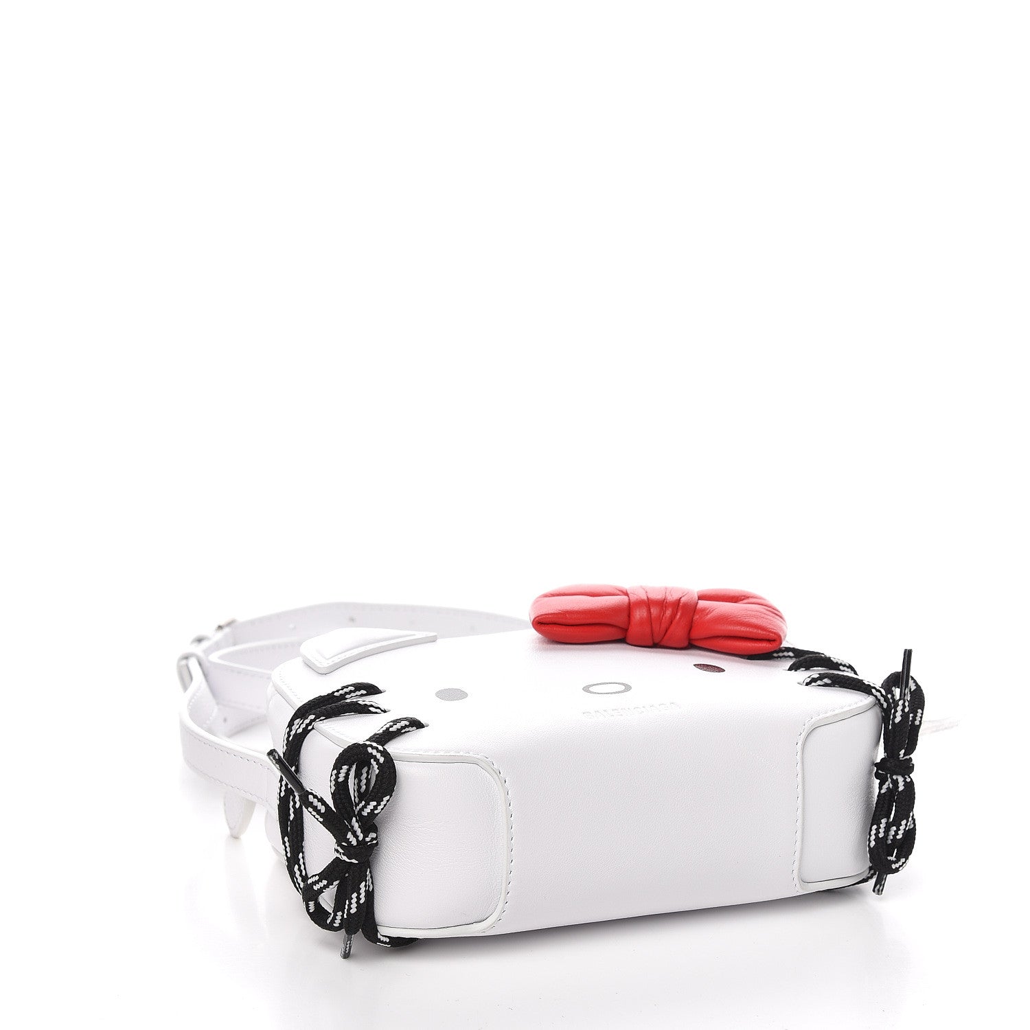Balenciaga Calfskin Hello Kitty Camera Bag XS Optic White 4 of 10