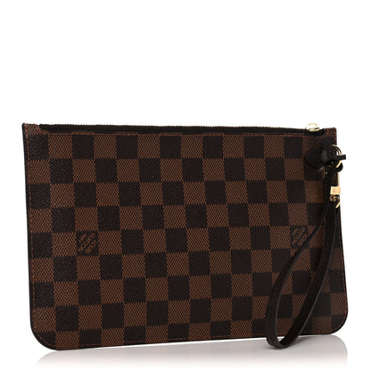Louis Vuitton Damier Ebene Neverfull MM GM Pochette 3 of 9
