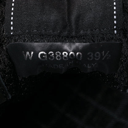 Chanel Calfskin Mesh Lycra Suede Womens Logo Sneakers 39.5 Black 8 of 9