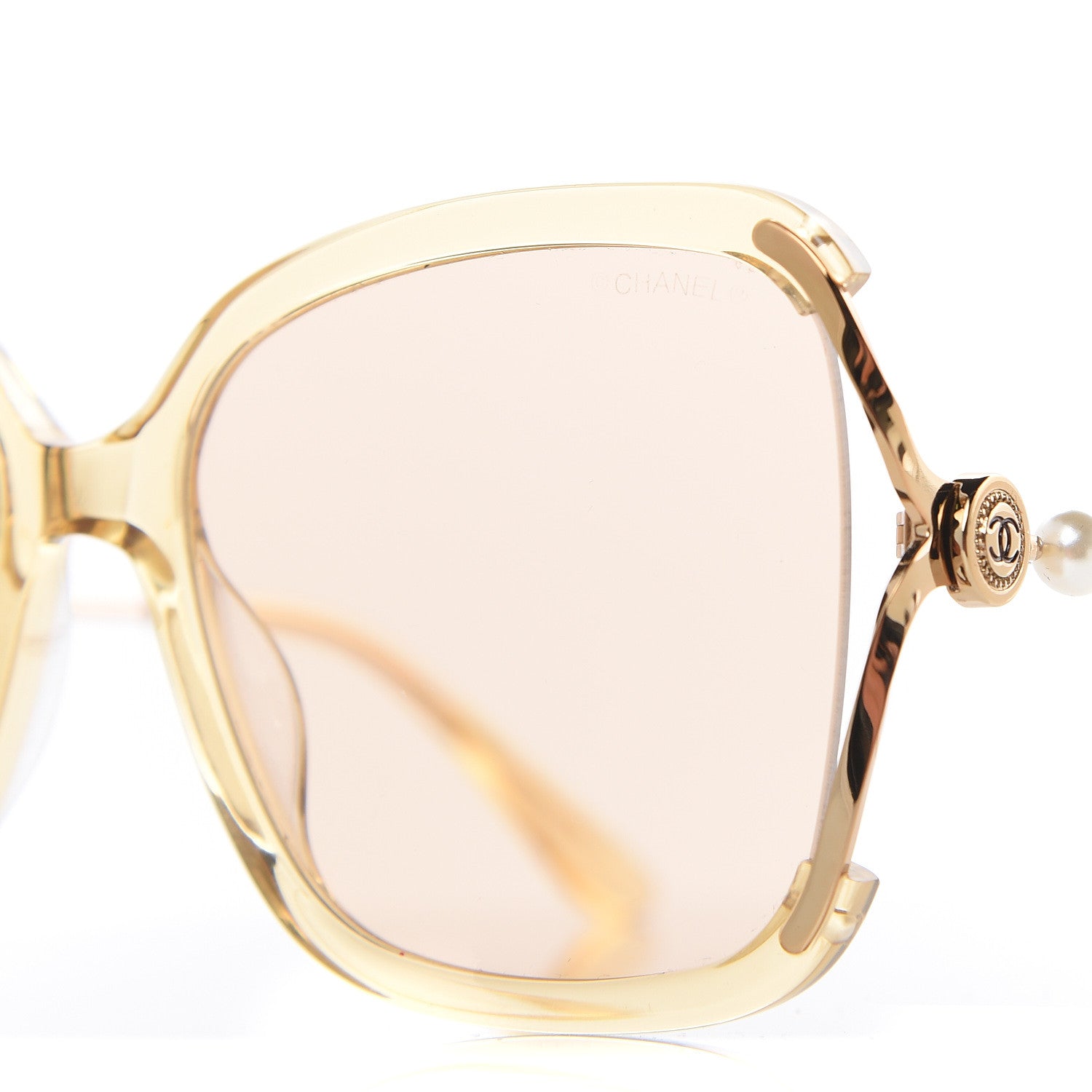 Chanel Pearl Square CH4275 Sunglasses Gold 7 of 8