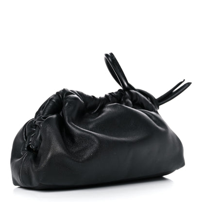 Mansur Gavriel Lambskin Mini Cloud Wristlet Black Flamma 3 of 9