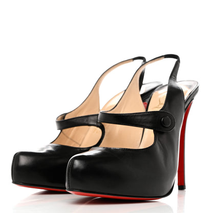 Christian Louboutin Kid Rolande Boucle 120 Pumps Black 3 of 8