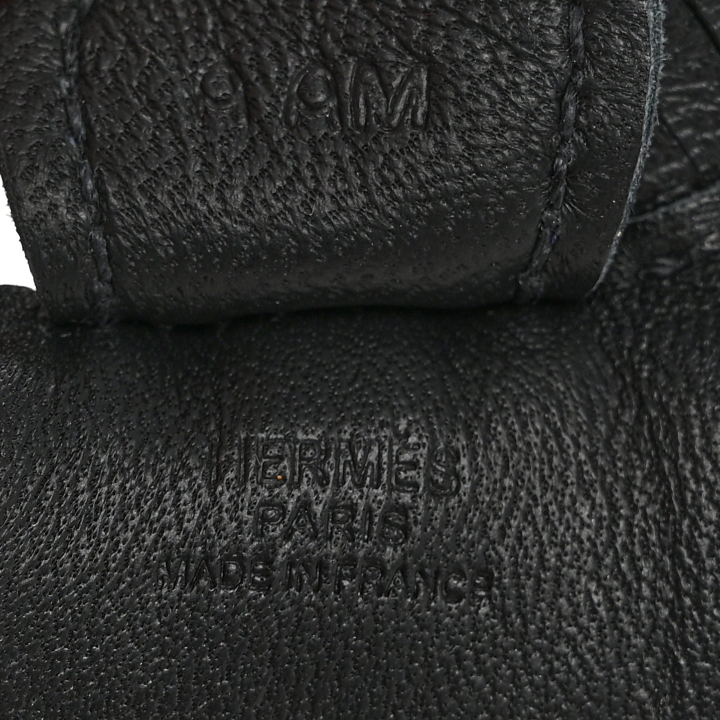 Milo Lambskin Grigri Rodeo Horse Bag Charm PM So Black