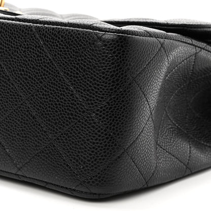 Chanel Caviar Quilted Jumbo Double Flap Black 9 of 11