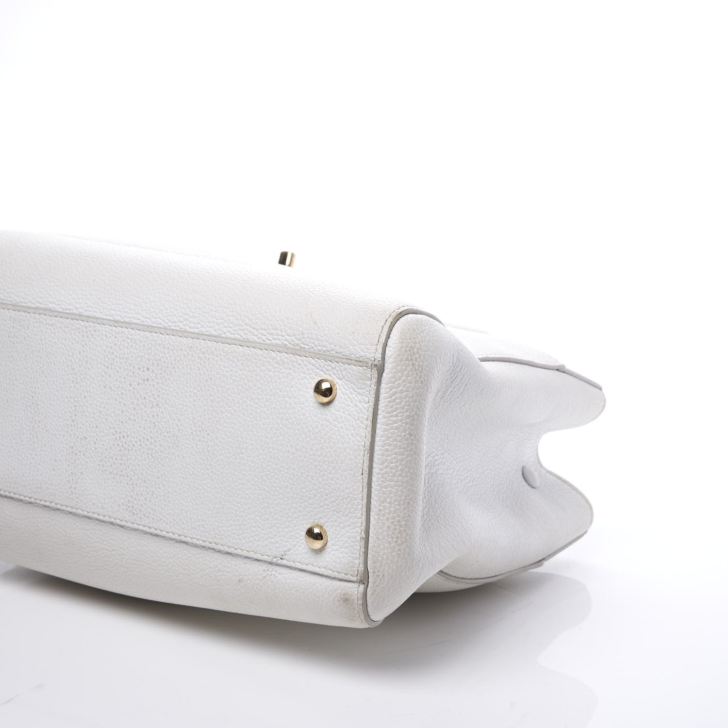 Chanel Grained Calfskin Small Neo Executive Shopper Tote White 8 of 12