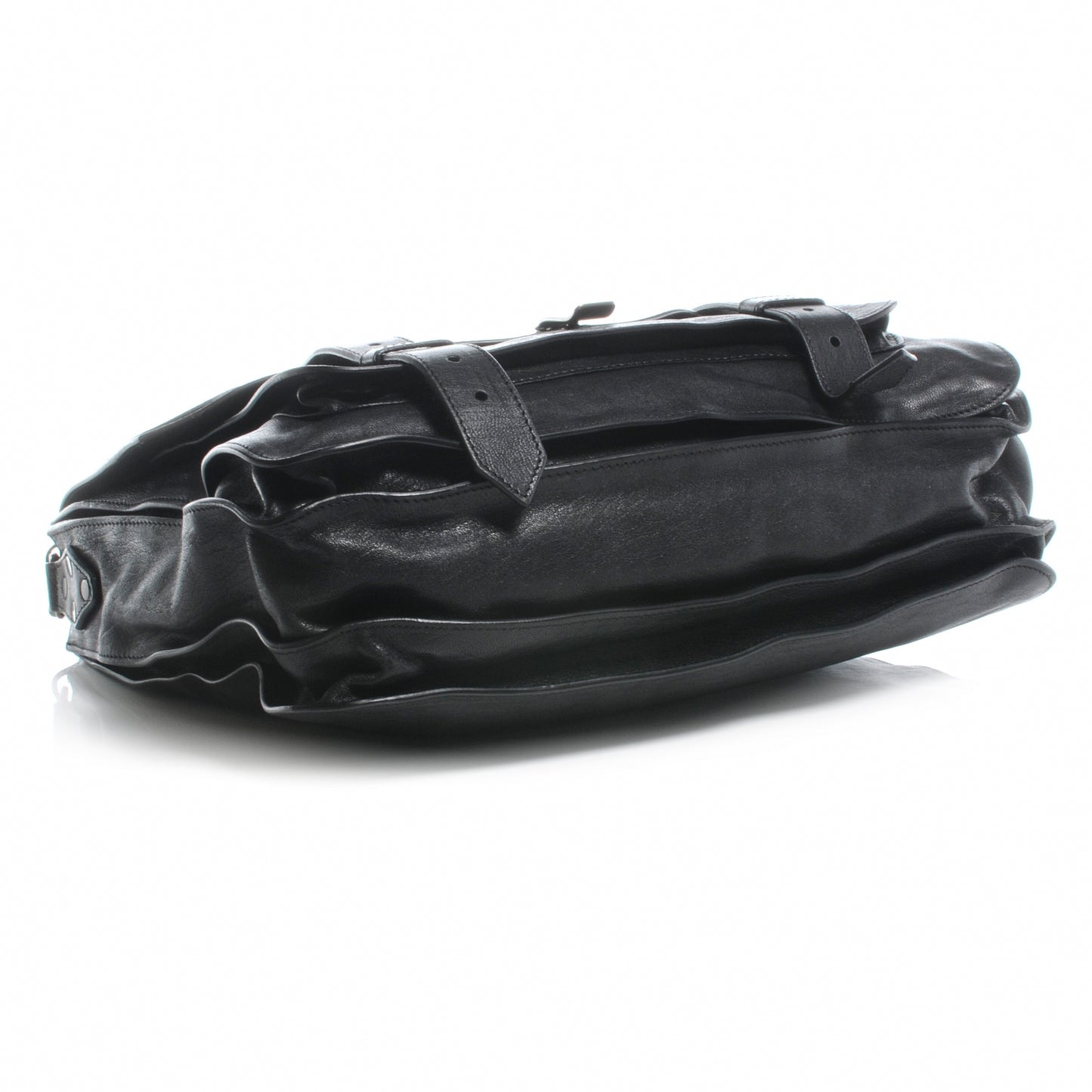 Lambskin PS1 Large Satchel Black